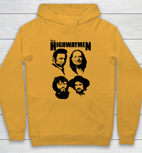 Willie Nelson Johnny Cash Outlaw Country Super Group The Highwaymen Hoodie 2
