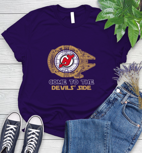NHL Come To The New Jersey Devils Wars Hockey Sports Women's T-Shirt 4