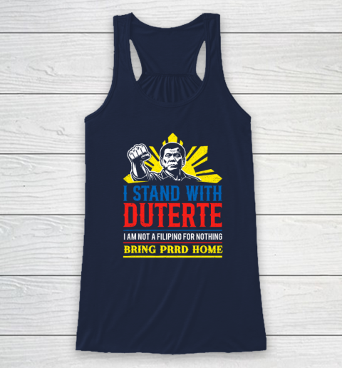 Support Duterte – Stand with Duterte Against ICC Charges Racerback Tank 5