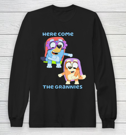 Blueys Shirt Here Come The Grannies Long Sleeve T-Shirt