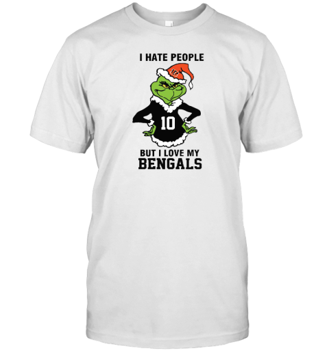 I Hate People But I Love My Bengals Cincinnati Bengals NFL Teams Unisex Jersey Tee