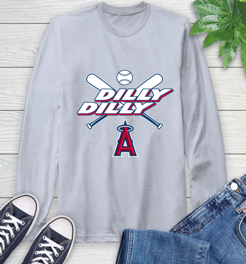 MLB Los Angeles Angels Dilly Dilly Baseball Sports Long Sleeve T-Shirt 6