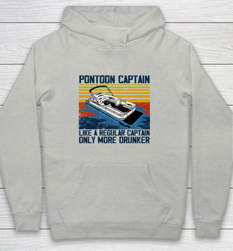 Pontoon Captain Like A Regular Captain Only More Drunker Youth Hoodie
