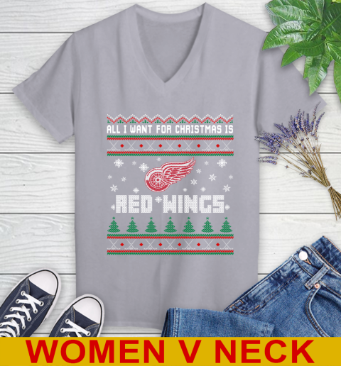 Detroit Red Wings NHL Hockey All I Want For Christmas Is My Team Sports 76