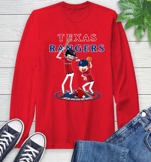 MLB Texas Rangers Rick And Morty Baseball 67
