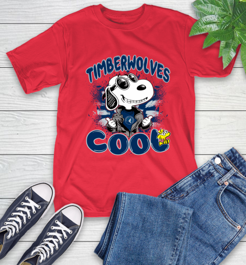 NBA Basketball Minnesota Timberwolves Cool Snoopy Shirt T-Shirt 12