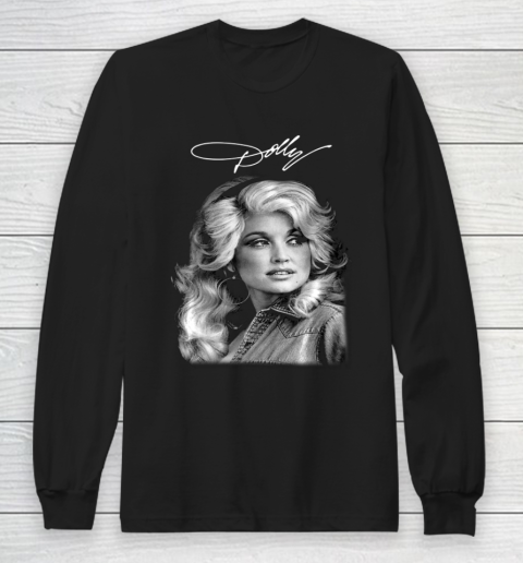 Dolly Parton Classic Vintage Signature Long Sleeve T-Shirt