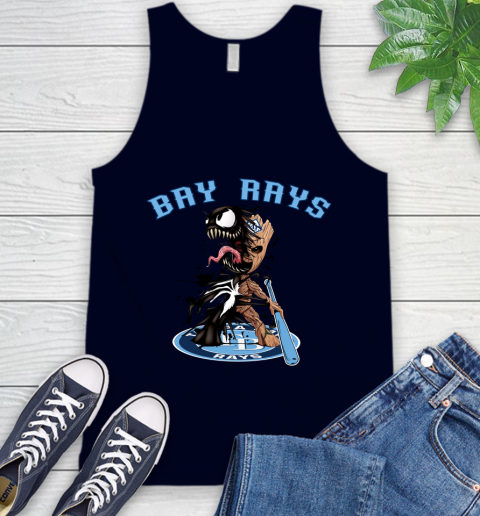 MLB Tampa Bay Rays Baseball Venom Groot Guardians Of The Galaxy Tank Top 3