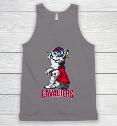 NBA Basketball My Cat Loves Cleveland Cavaliers Tank Top 6