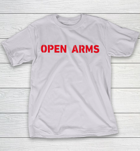 Open Arms Pep Guardiola - Print On Front And Back Youth T-Shirt 2