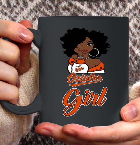 Baltimore Orioles Girl MLB Ceramic Mug 11oz 3
