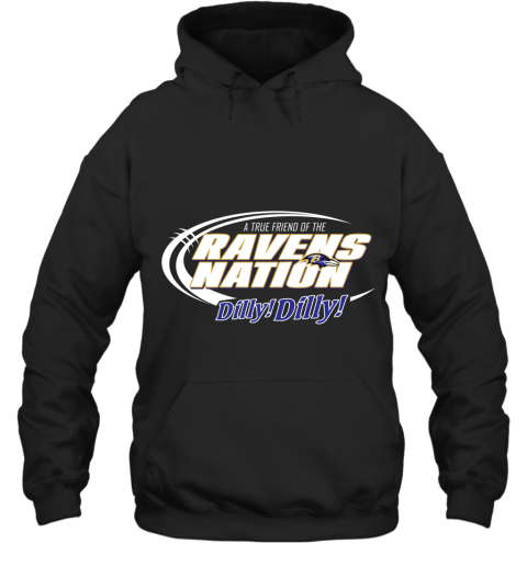 A True Friend Of The Ravens Nation Shirts Hoodie