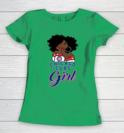 Chicago Cubs Girl MLB Women's T-Shirt 7