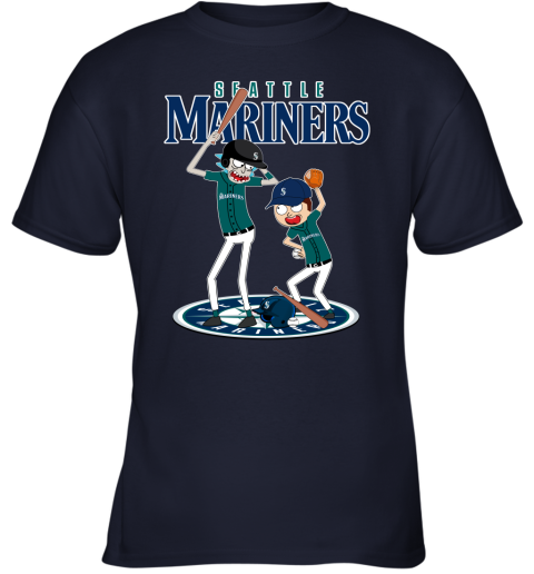 Rick and Morty Baseball Jersey for Seattle Mariners Fans