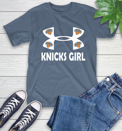 NBA New York Knicks Girl Under Armour Basketball Sports T-Shirt 8