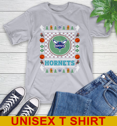 Charlotte Hornets Merry Christmas NBA Basketball Loyal Fan T-Shirt 5