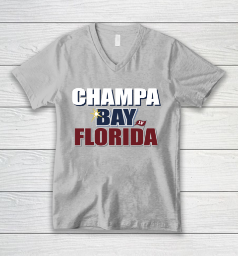 Champa Bay Florida V-Neck T-Shirt 3