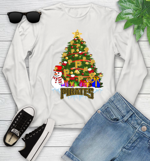 Pittsburgh Pirates Merry Christmas MLB Baseball Sports Youth Long Sleeve 12