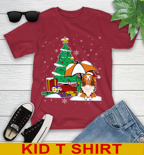 Sheltie Christmas Dog Lovers Shirts 108