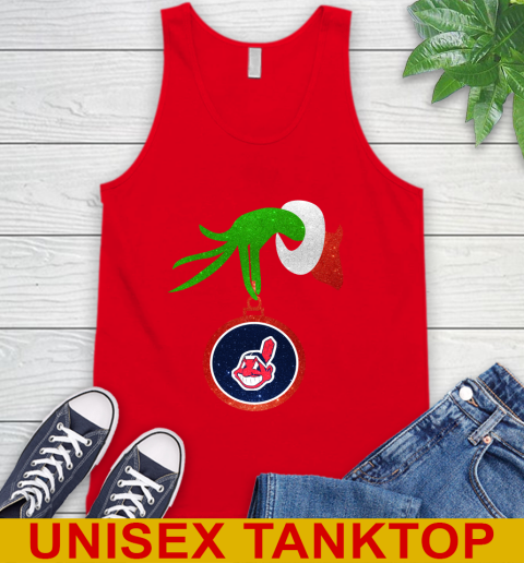Cleveland Indians Grinch Merry Christmas MLB Baseball Tank Top 6