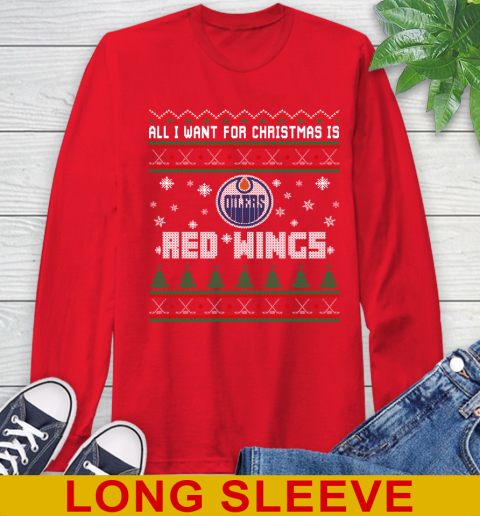 Edmonton Oilers NHL Hockey All I Want For Christmas Is My Team Sports 66