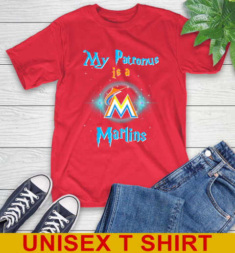 MLB Baseball Harry Potter My Patronus Is A Miami Marlins T-Shirt 12