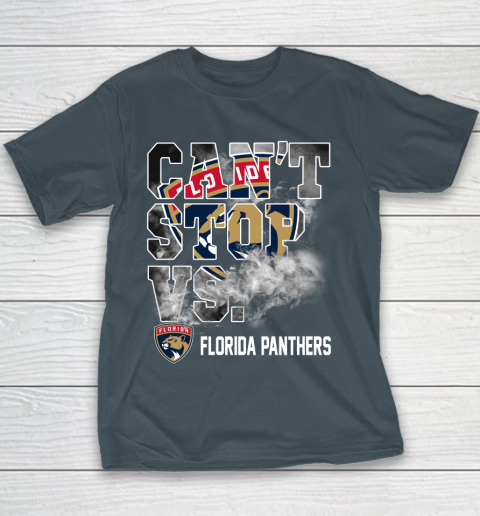NHL Florida Panthers Hockey Can't Stop Vs Youth T-Shirt 5