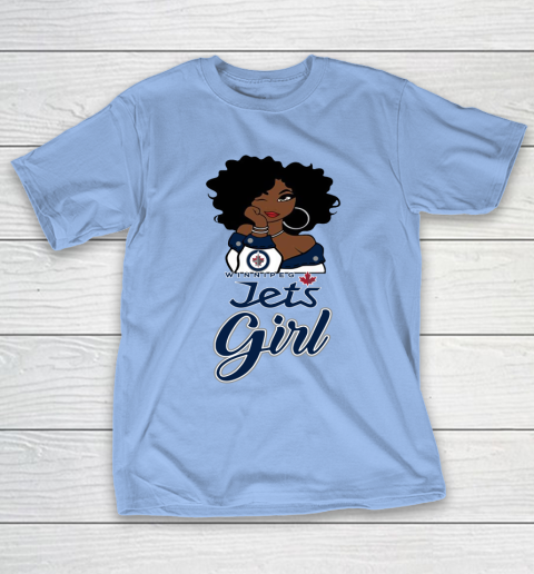 Winnipeg Jets Girl NHL T-Shirt 11