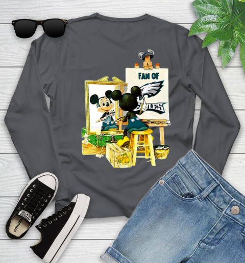 NFL Football Philadelphia Eagles Mickey Drawing Shirt 120