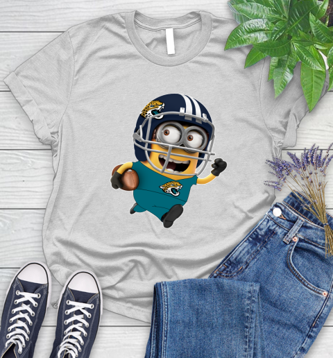 NFL Jacksonville Jaguars Minions Disney Football Sports Women's T-Shirt