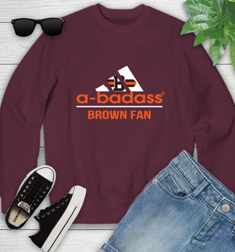 Cleveland Browns NFL Football A Badass Adidas Adoring Fan Sports Youth Sweatshirt 4