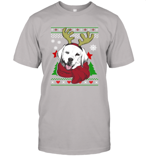 Labrador Ugly Christmas Unisex Jersey Tee