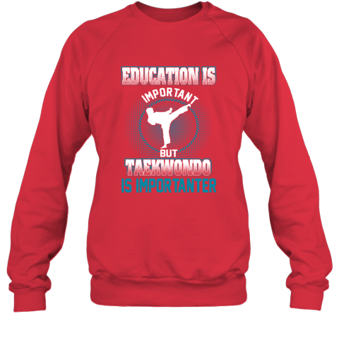 Education Is Important But Taekwondo Is Importanter Sweatshirt 5