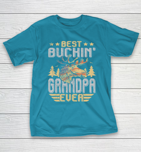 GrandFather gift shirt Best Buckin' Grandpa Ever Shirt Deer Hunting Bucking Fathers T Shirt T-Shirt 17