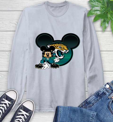 NFL Jacksonville Jaguars Mickey Mouse Disney Football T Shirt Long Sleeve T-Shirt 6