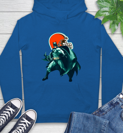 NFL Batman Football Sports Cleveland Browns Hoodie 9