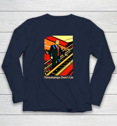 Rattle Trap 1776 Knew Before You Escalator Truth Long Sleeve T-Shirt 2
