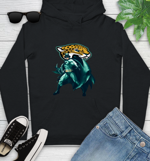 NFL Batman Football Sports Jacksonville Jaguars Youth Hoodie 2