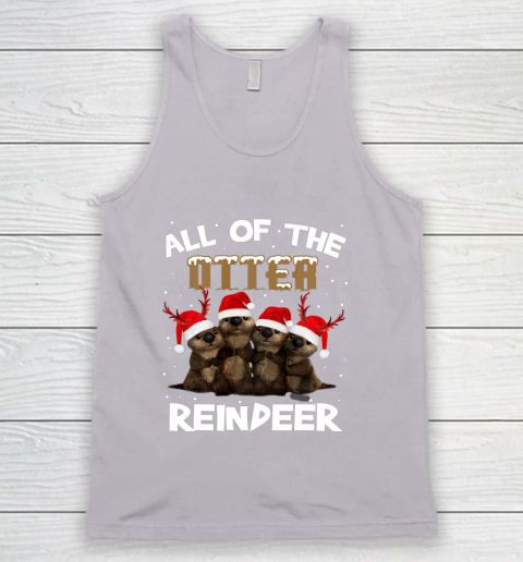 All Of Otter Reindeer Christmas Pajamas Tshirt Xmas Tank Top 3