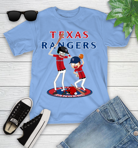 MLB Texas Rangers Rick And Morty Baseball 113