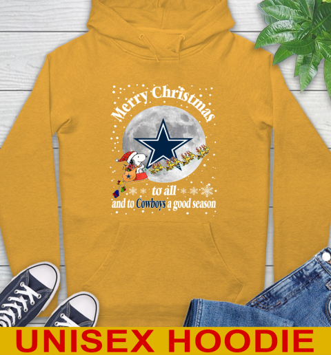 Dallas Cowboys Merry Christmas To All And To Cowboys A Good Season NFL Football Sports Hoodie 2