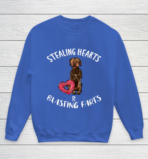 Stealing Hearts Blasting Farts Wirehaired Pointing Griffon Youth Sweatshirt 6