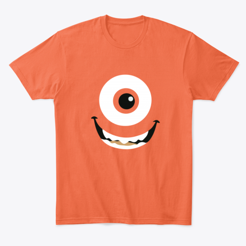 ubj7 mike wazowski classic t shirt 2 front orange