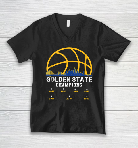 Golden State Warriors Championship 2022 Basketball V-Neck T-Shirt