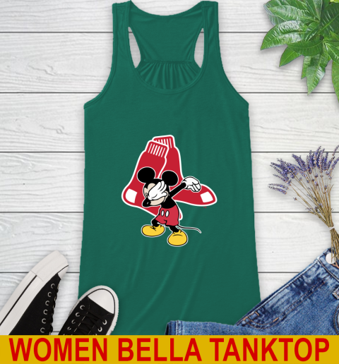 Boston Red Sox MLB Baseball Dabbing Mickey Disney Sports Racerback Tank 7