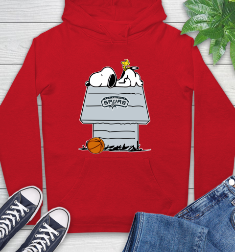 San Antonio Spurs NBA Basketball Snoopy Woodstock The Peanuts Movie Hoodie 10