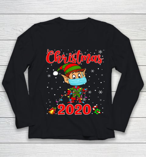 Christmas 2020 Funny Christmas Lights Elf Lover Gifts Youth Long Sleeve