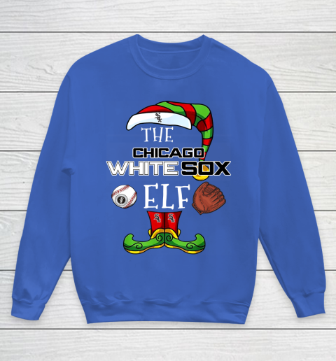Chicago White Sox Christmas ELF Funny MLB Youth Sweatshirt 6