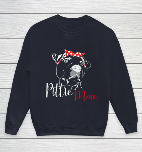 Dog Mom Shirt Pittie Mom T Shirt American Pitbull Shirt Dog Lover Youth Sweatshirt 2