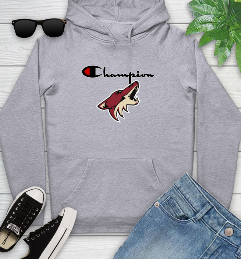 NHL Hockey Arizona Coyotes Champion Shirt Youth Hoodie 4